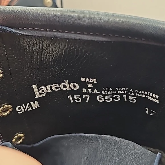 Laredo lace up boots, 9.5M - Picture 7 of 7